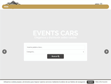 Tablet Screenshot of eventscars.com